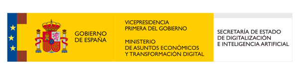 Logotipo del gobierno de España, secretaria de estado de digitalización e inteligencia artificial