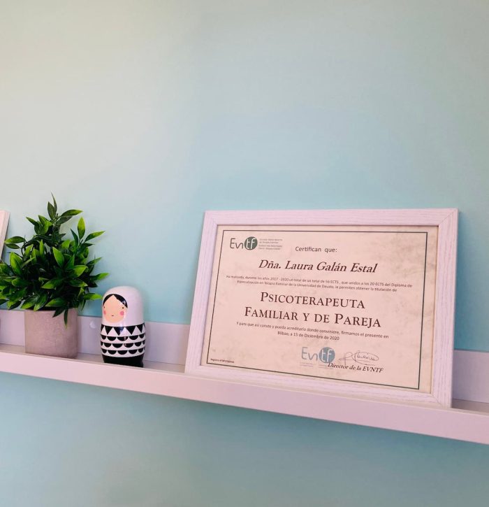 Diploma de psicoterapeuta familiar y parareja